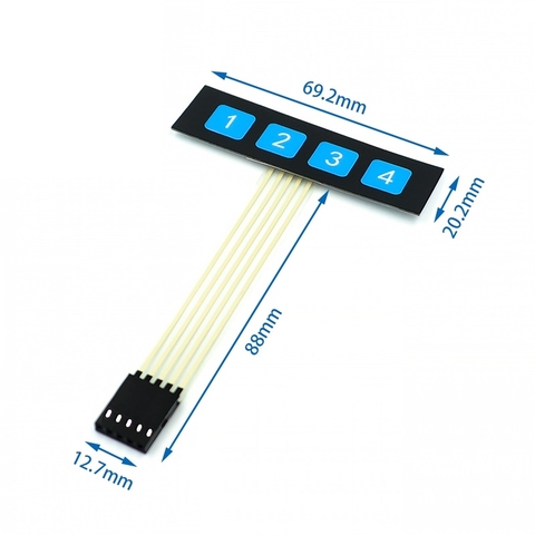 Bàn Phím Mềm 1 x 4