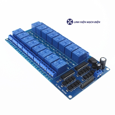 Module Relay 16 Kênh Opto Cách Ly (5VDC)