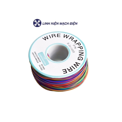Cuộn dây điện bằng đồng mạ thiếc 8 lõi cách điện nhiều màu P/N B-30-1000 280M
