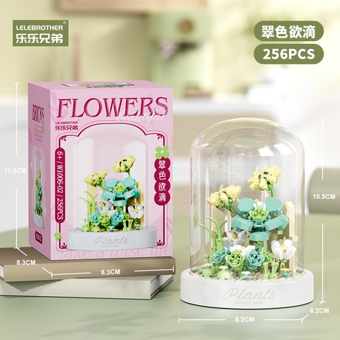 Bộ đồ chơi lắp ghép hoa 256pcs. SKU: LG-W1006-02 ( VAT 001-06-11 ) - K134-T2-S2