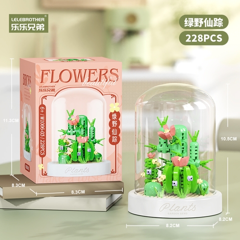Bộ đồ chơi lắp ghép hoa 228pcs. SKU: LG-W1006-03 ( VAT 001-06-11 ) - K134-T2-S3