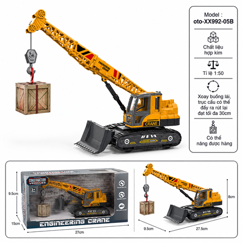 Xe Cẩu Nguyên Cần - SKU : oto-XX992-05B ( Vat : 003-01-50 !!! ) - K12-T2-S6
