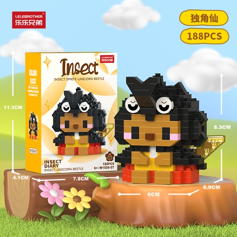 Combo 3 Bộ lắp ghép côn trùng 188pcs. SKU: LG-W1509-07 ( VAT 001-C3-11 ) - K112-T2-S7