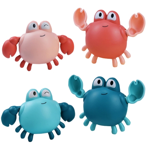 Màu Ngẫu Nhiên - Đồ Chơi Nhà Tắm Cua Có 2 Màu - Dài 12cm - Rộng 5cm - Nặng : 200gram - No Box K75-T4-S6