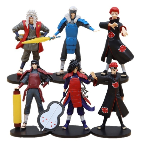 Mô hình Naruto Bộ 6 các nhân vật Naruto Bản C - Cao 18 - 19cm - nặng 800gram - Figure Naruto - No Box