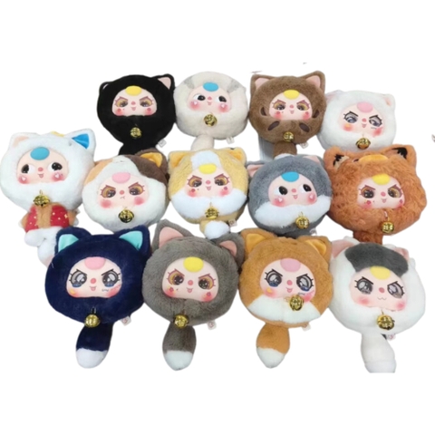 Hàng Xưởng Sản Xuất - Blinbox mèo thần tài blind box set 6 ngẫu nhiên - cao ~ cm - Nặng 500gram - Túi Mù - Hộp Màu