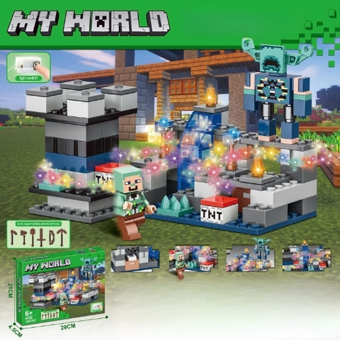 Đồ Chơi Lắp Ghép Lego My world minecraft - 132 hạt - Full Box - Sku : LG-44-02 - K55-T4-S1