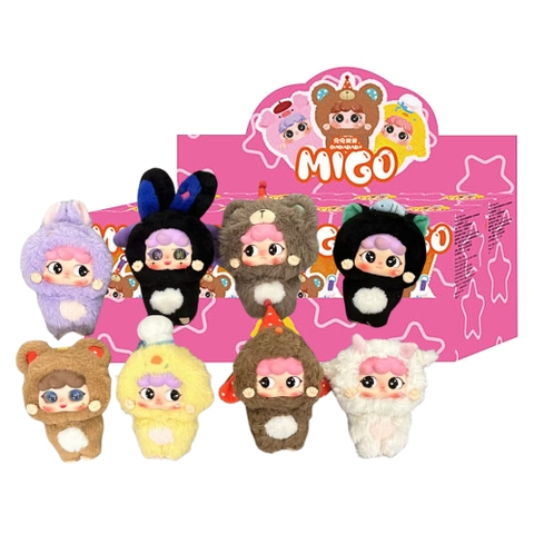 Hàng Chính Hãng - Blinbox migo blind box set 8 ngẫu nhiên - cao ~ 18cm - Nặng 500gram - Túi Mù - Hộp Màu