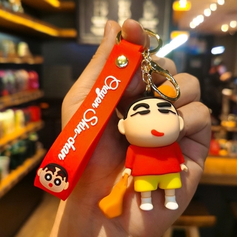 Móc Khóa Shin Sưng Đầu . Dây móc dài : 10cm - Mô Hình Cao : 6cm - Nặng 50gram K79-T7-S6
