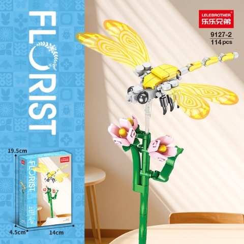 Bộ lắp ghép Hoa & côn trùng 114pcs. SKU: LG-9127-2 ( VAT 001-06-11 ) - K129-T1-S2