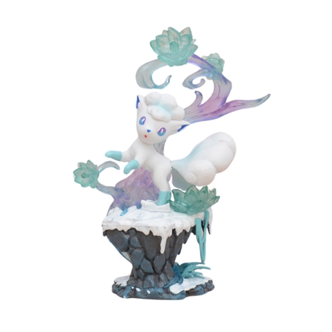 Hàng Cao Cấp -  Mô Hình Pokemon Vulpix Ice Vulpix trắng bản cao cấp - Cao : 15cm - Nặng : 300gram - Figure pokemon - Full Box