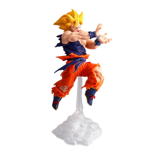 Mô Hình DragonBall Songoku Rách Áo Dáng Bay - Cao 20cm - nặng 500gram - Phụ kiện : Đế - Figure DragonBall - Bọc Túi OPP - Box màu - N1-K47-T1-S3