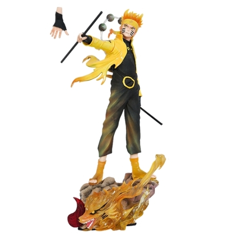 Mô hình Naruto lục đạo dáng đứng có đế siêu đẹp - Cao 37.5cm - nặng 2kg - Figure Naruto - Box Màu K3-T4-S1