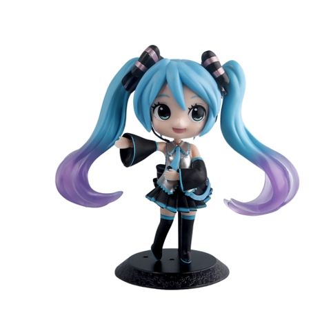 Mô Hình Hatsune Miku chibi váy xanh tóc xanh - Cao 16cm - nặng 300gram - Figure Miku - Bọc Túi - No Box  (VAT : G873-84)