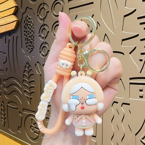 Móc Khóa baby cry màu nâu nhạt - Dây móc dài : 10cm - Mô Hình Cao : 6cm - Nặng : 50gram - No Box : bọc túi OPP -K75-T3-S2
