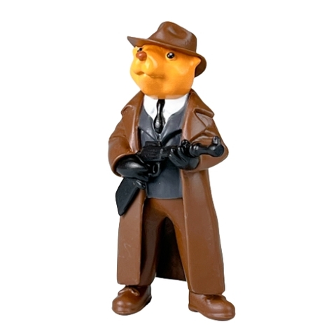 Mô Hình detective chief bear - Cao : 12cm - Nặng 136gram - Vỉ Nhựa - (VAT : G873-84)  - K22-T3-S12