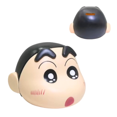 Mô Hình Đầu Em bé Trai ( Có Thể Đựng Tiền ) - Cao 11cm - Rộng 14cm - nặng : 100gram - SKU : sh850j - ( Vat : MH001-01 ) K88-t4-s3