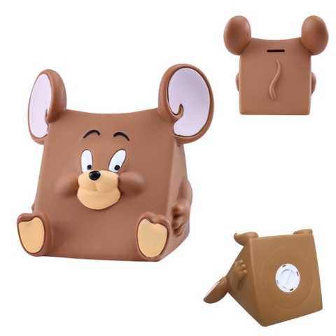 Mô Hình Chuột Jerry tam giác ( Có Thể Đựng Tiền ) - Cao 16.5cm - Rộng 14cm- Ngang 18.5cm - nặng : 300gram - SKU : sh850k - ( Vat : MH001-01 ) K88-t2-s1