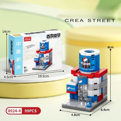 Bộ Đồ Chơi Lắp Ghép Mô Hình Cửa Hàng Pepsi - 99pcs - Full Box - Sku : LG-8924-4 ( VAT 001-11-11) K120-T1-S4