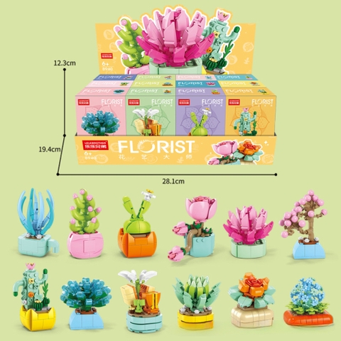 (Giá 1 Hộp - Set 12 Hộp - Đặt Số Lượng 12) - Bộ  lắp ghép Hoa. SKU: LG-8940 - (VAT 001-06-11) - K130-T1-S13