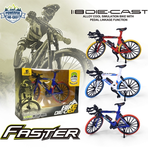 Mô Hình xe đạp đua tỉ lệ 1:8 - Dài 19.5cm - rộng 5cm - cao 12cm - nặng : 200gram - FULL BOX . SKU : XYB2024-2 - (VAT: 003-04-40)