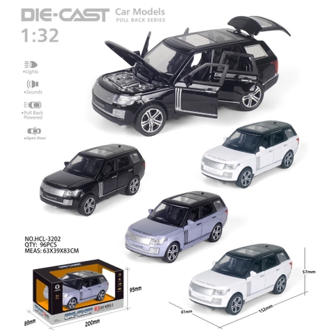 Mô Hình Xe oto Range Roverr Defenderr , tỉ lệ 1:32 - Dài 15.2cm - rộng 6.1cm - cao 5.7cm - SKU : oto-YM925466 ( VAT 003-01-100 )