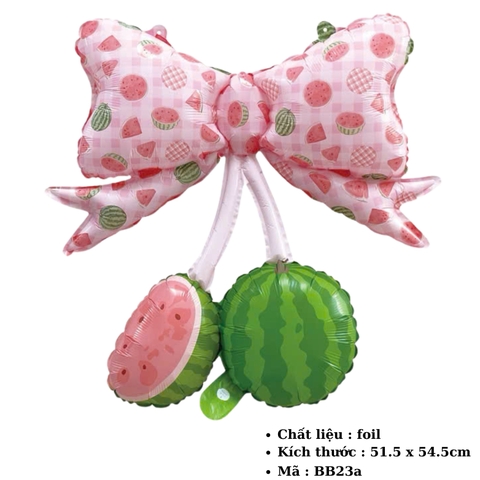Bóng bay trang trí nơ dưa hấu - SKU : BB23 - (VAT: 011-06-4)
