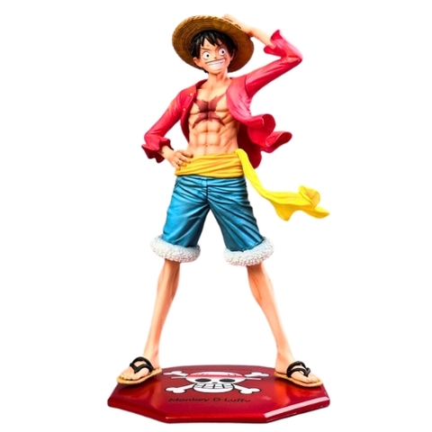Hàng Cao Cấp - Mô hình Luffy Dáng Đứng - Cao 22cm - nặng 350gram - Figure One Piece - Hộp Màu