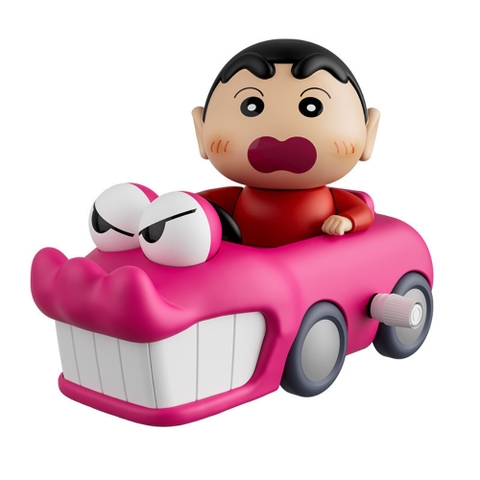 Mô Hình shin lái khủng long chạy cót - Cao : 7cm Nặng : 200gram - Mô Hình Shin - Hộp Màu - K77-T5-S11