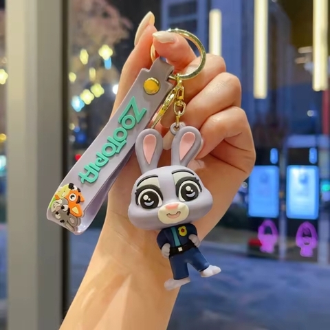 Móc Khóa Judy Hopps​​​​​​​ Zootopia - Dài 5cm , Rộng 3cm - Nặng 50gram - SKU: moc291b - (Vat: 88223-7) - K79-T4-S12