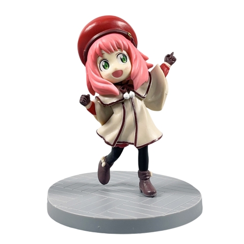 MÔ HÌNH ANYA FORGER - SPY X FAMILY - TANTEI-GOKKO Đội mũ đỏ - Cao : 12cm - Nặng : 140gram - Có Hộp Màu - K20-T2-S10