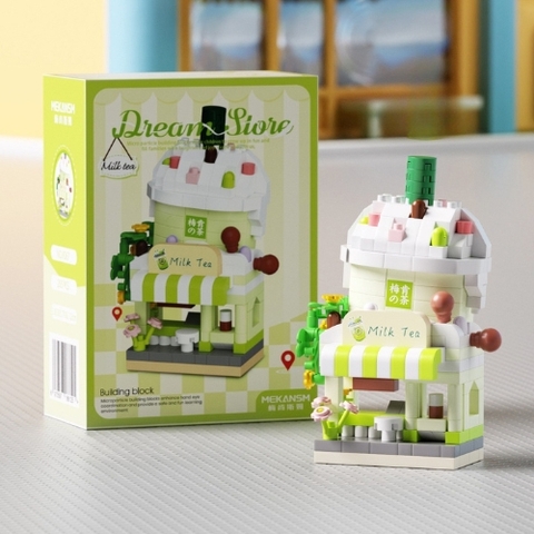 Đồ Chơi Lắp Ghép Lego Cửa hàng trà sữa - 205 hạt - Full Box - Sku : LG-K367