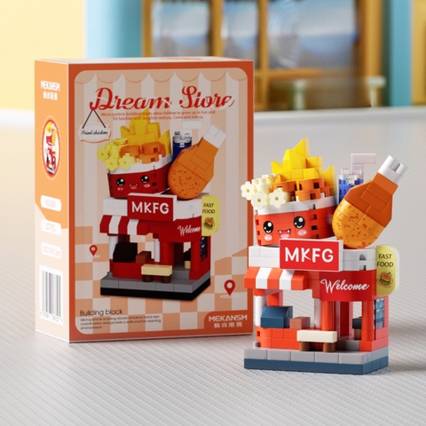 Đồ Chơi Lắp Ghép Lego Cửa hàng gà rán - 207 hạt - Full Box - Sku : LG-K369