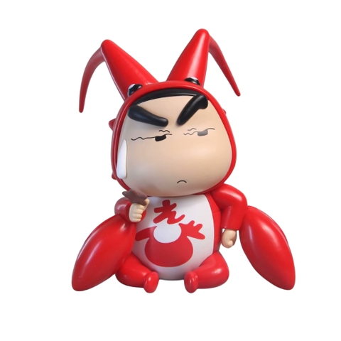 Mô Hình Shin bút chì cosplay tôm đỏ - Cao 17cm - nặng 350gram - Figure Cậu Bé Bút Chì - Full Box - K32-T3-S2