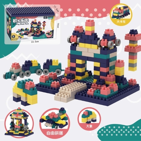 Đồ Chơi Lắp Ghép Building Block Park - 260 chi tiết  - Full Box - SKU : LG-11035