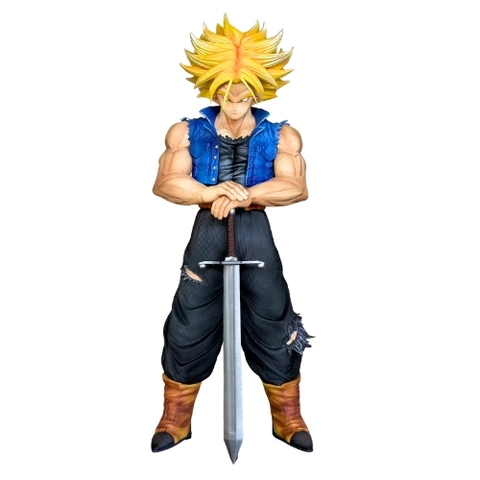 Mô Hình Dragon Ball Trunks dáng đứng chống kiếm - cao 26cm - nặng 400gram - DragonBall - K29-T2-S8