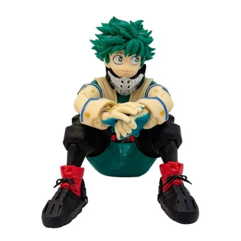 Mô Hình Midoriya Izuku dáng ngồi - Cao : 10cm - Nặng 155gram - Box Màu - K62-T2-S4