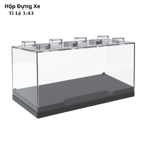 Hộp Meca Trưng Bày Mô Hình Oto , Tỉ Lệ 1:43 – Cao 7.9cm Dài 13.1cm Rộng 6.5cm – Kệ Trưng Bày Trong Suốt Sang Trọng