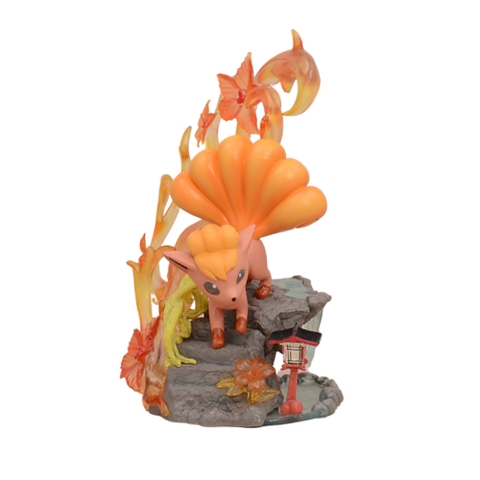 Hàng Cao Cấp -  Mô Hình Pokemon Vulpix Ice Vulpix cam bản cao cấp - Cao : 15cm - Nặng : 300gram - Figure pokemon - Full Box