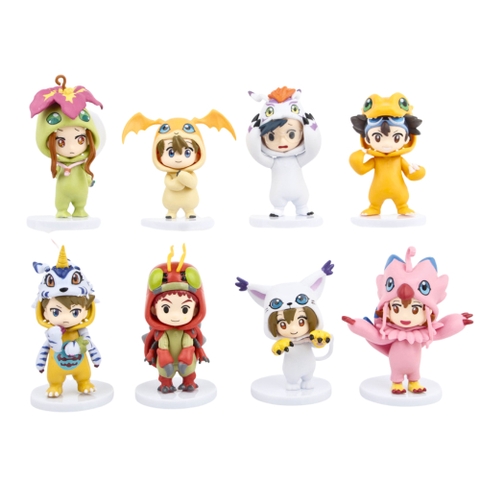 ( Giá 1 con - Bộ 8 con - Đặt Số Lượng 8 ) Mô Hình Digimon Adventure bộ 8 nhân vật Bản B Cao : 8-10cm - Nặng : 400gram - Figure Digimon Adventure - No Box - Bọc Túi Opp - SKU : bo46 -  (VAT G873-79) K24-T2-S4