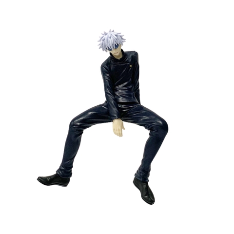 MÔ HÌNH Jujutsu Kaisen GOJOU SATORU đeo kính Dáng ngồi - Cao 13cm - nặng 120gram - Box màu : bọc túi OPP - Figure anime Jujutsu Kaisen - N1-K39-T2-S1