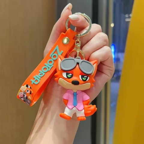 Móc Khóa Nick Wilde Zootopia - Dài 5cm , Rộng 3cm - Nặng 50gram - SKU: moc291a - (Vat: 88223-7) - K79-T4-S6