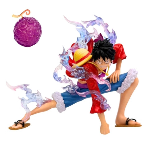 Mô hình Luffy đấm đất siêu đẹp - Cao 16cm - ngang 19cm - rộng 13cm - nặng 300gram - Figure One Piece- hộp carton  K26-T3-S1