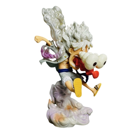 Mô Hình OnePiece luffy gear 5 trạng thái mắt lồi - cao 12cm - nặng 270gram - Hộp Màu - Figure One Piece -  N1-K52-T1-S3