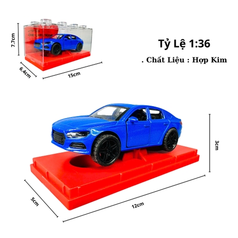 Mô Hình Xe đua xanh dương đậm tỉ lệ 1:36 Hợp kim có thể mở cửa - Dài 12cm - rộng 5cm - cao 3cm - nặng : 300gram - FULL BOX : box màu SKU : oto474z - K55-T3-S9