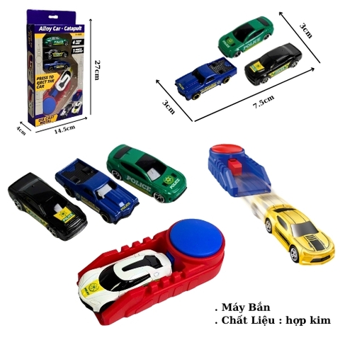 Mô Hình 1 Vỉ 5 Xe Oto , kèm máy bắn , tỉ lệ 1:64 - Cao 27cm - rộng 4cm - ngang : 14.5cm  - nặng : 1kg - box màu SKU : oto521 - 285-6