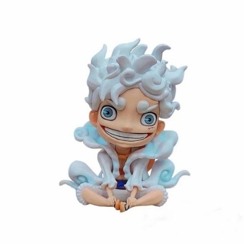 Mô hình OnePiece Luffy gear 5 nika màu trắng chibi siêu dễ thương cao 8cm - OnePiece - No Box