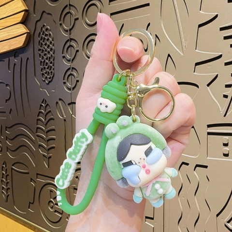 Móc Khóa baby cry màu xanh đậm - Dây móc dài : 10cm - Mô Hình Cao : 6cm - Nặng : 50gram - No Box : bọc túi OPP K75-T2-S1
