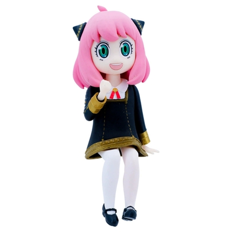 MÔ HÌNH ANYA FORGER - SPY X FAMILY - TANTEI-GOKKO Dáng Ngồi Mặt Cười - Cao : 13.5cm - Nặng : 100gram - No Box - K19-T3-S3
