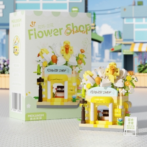 Đồ Chơi Lắp Ghép Lego Cửa Hàng Hoa Cúc - 283 hạt - Full Box - Sku : LG-42-10 - K54-T3-S9
